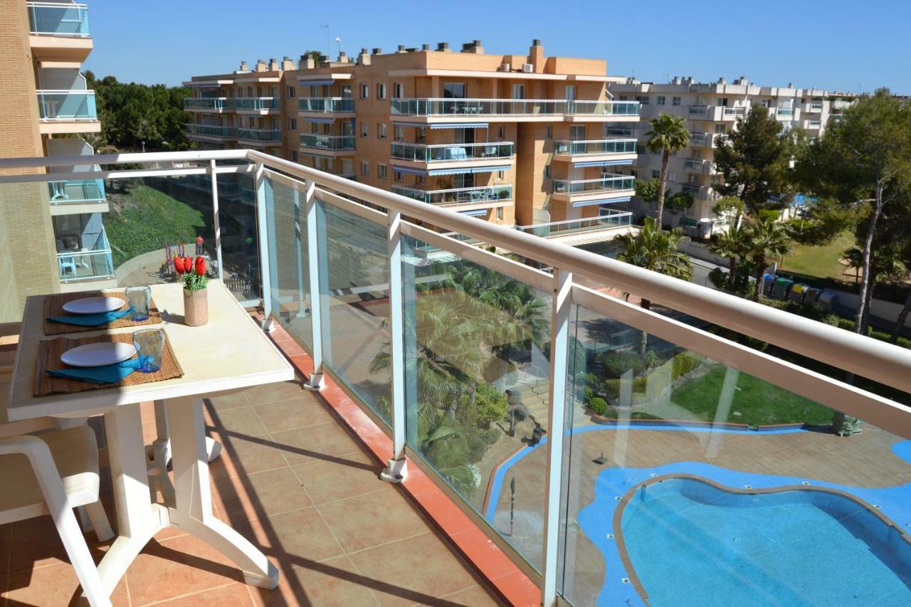 Lovely Familiar Apartment With Pool In Cap Salou Eksteriør billede